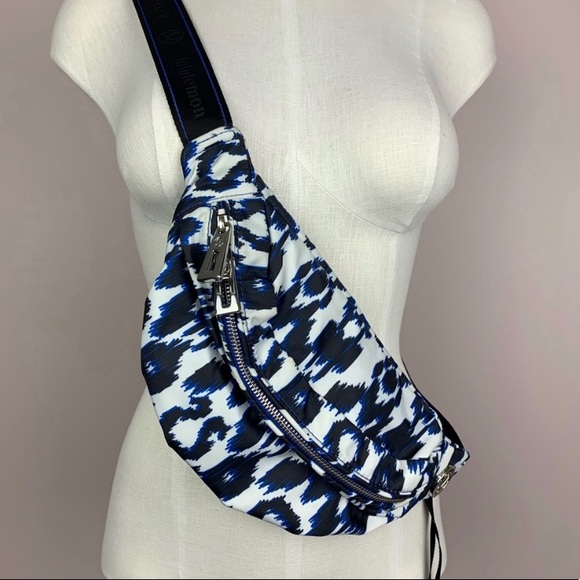 lululemon white fuzzy fanny pack